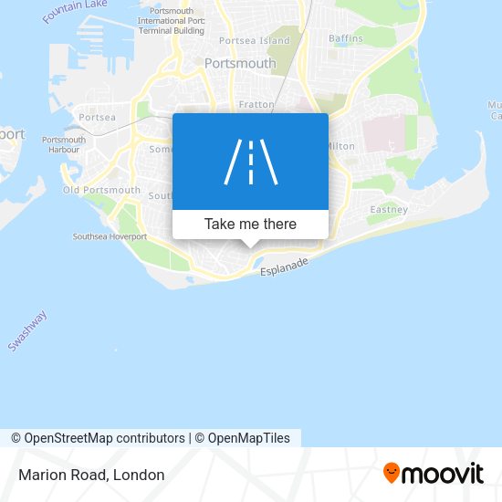 Marion Road map