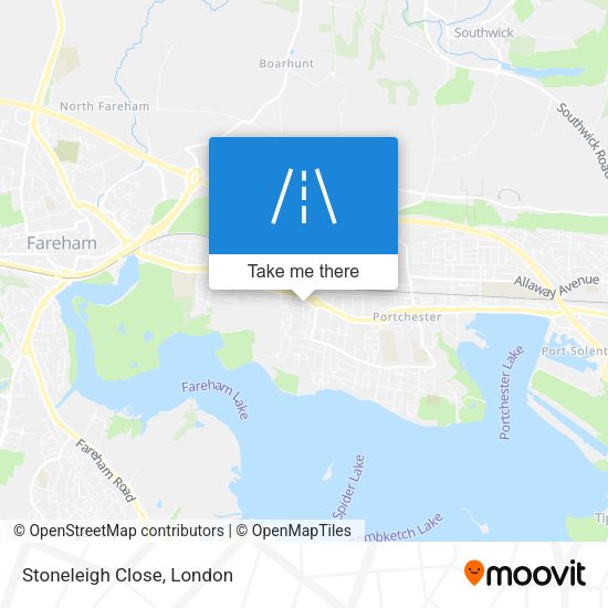 Stoneleigh Close map