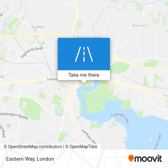 Eastern Way map