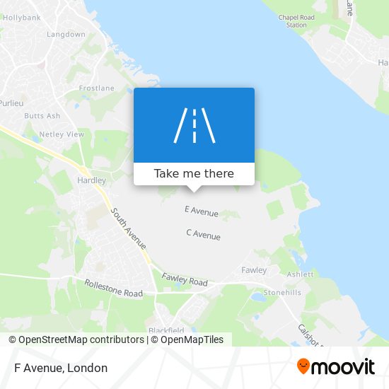 F Avenue map