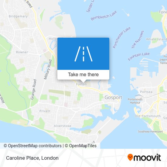 Caroline Place map