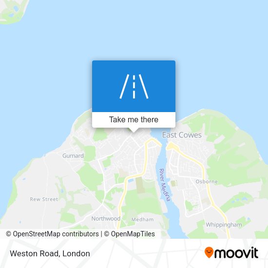Weston Road map