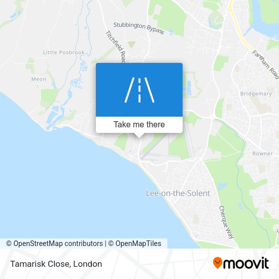 Tamarisk Close map