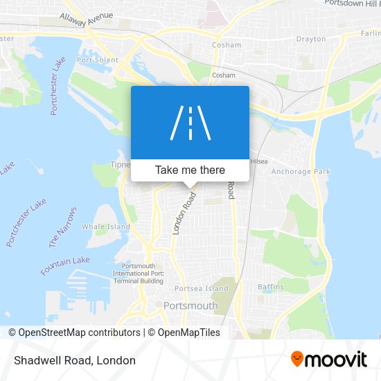 Shadwell Road map