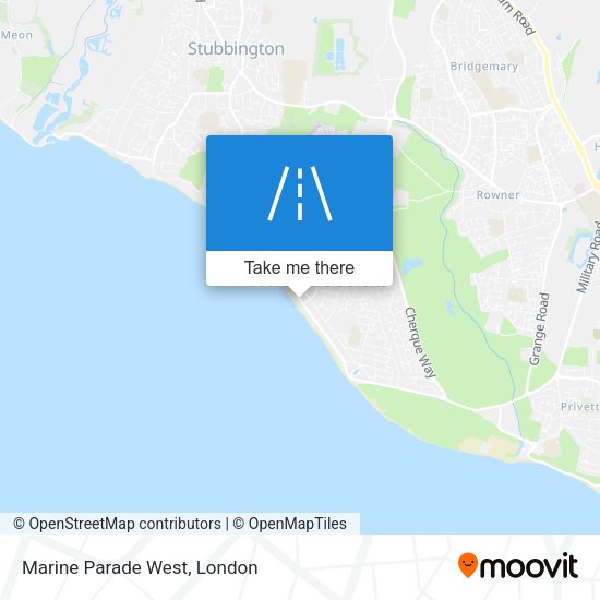 Marine Parade West map