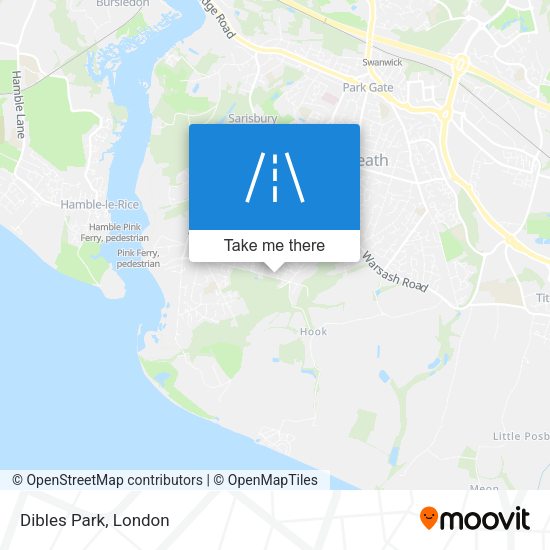 Dibles Park map