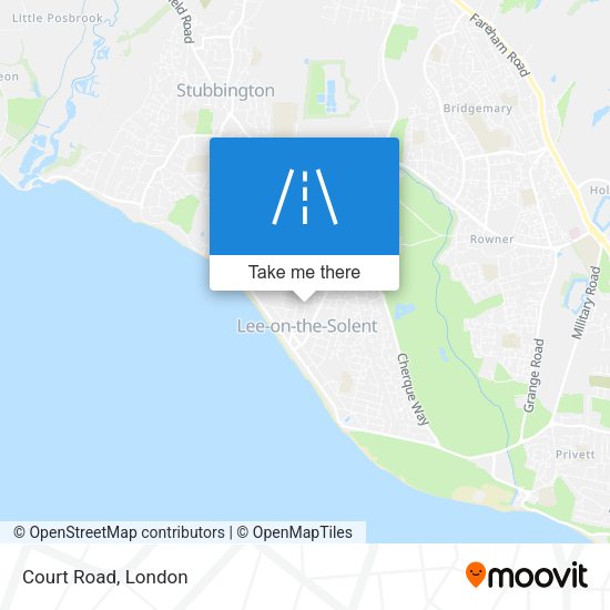 Court Road map