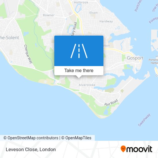 Leveson Close map