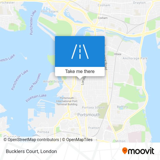 Bucklers Court map