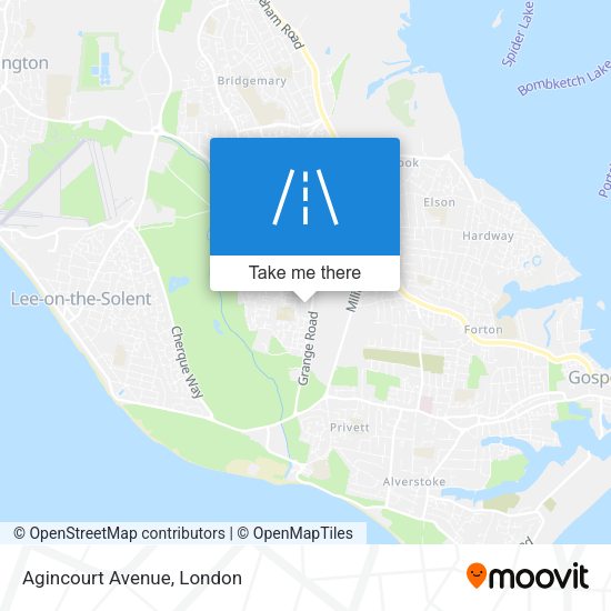 Agincourt Avenue map