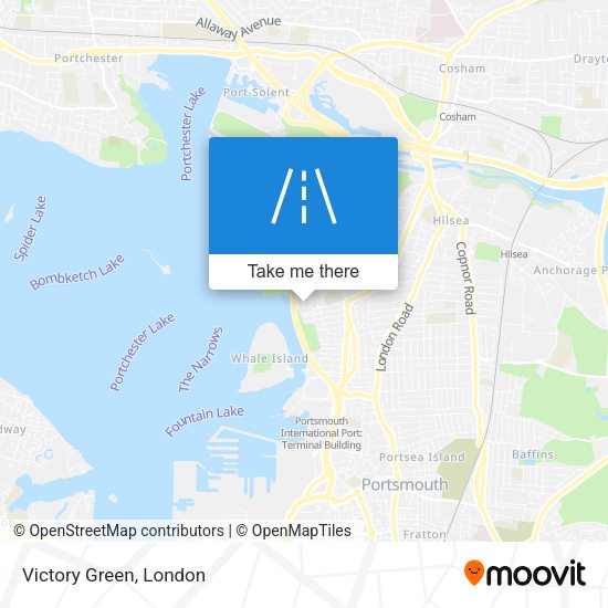 Victory Green map