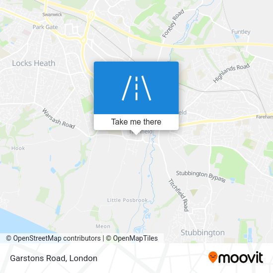 Garstons Road map