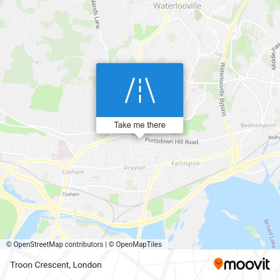Troon Crescent map