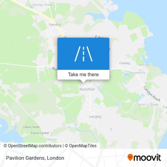 Pavilion Gardens map