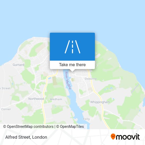 Alfred Street map