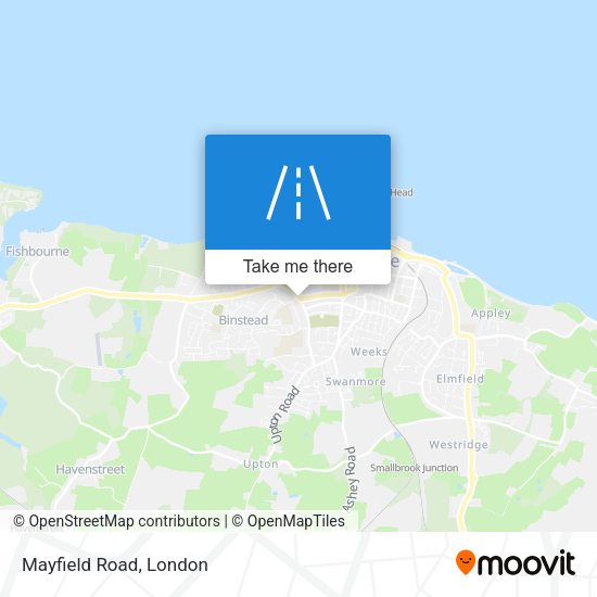 Mayfield Road map