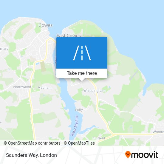 Saunders Way map