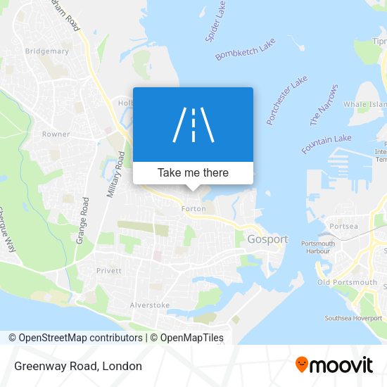 Greenway Road map