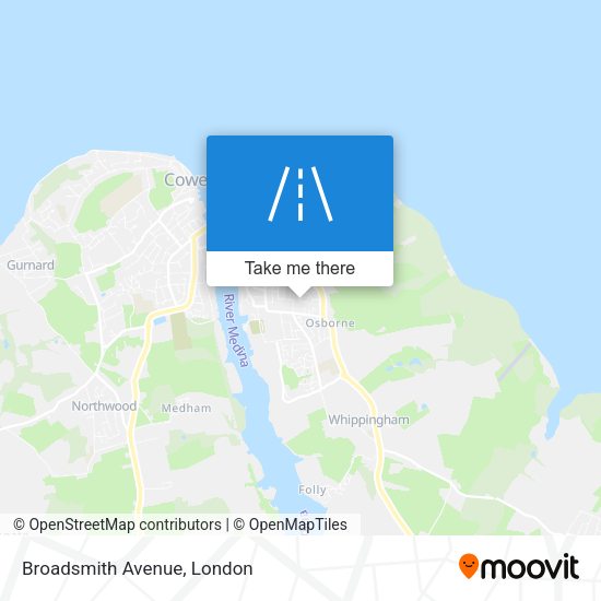 Broadsmith Avenue map
