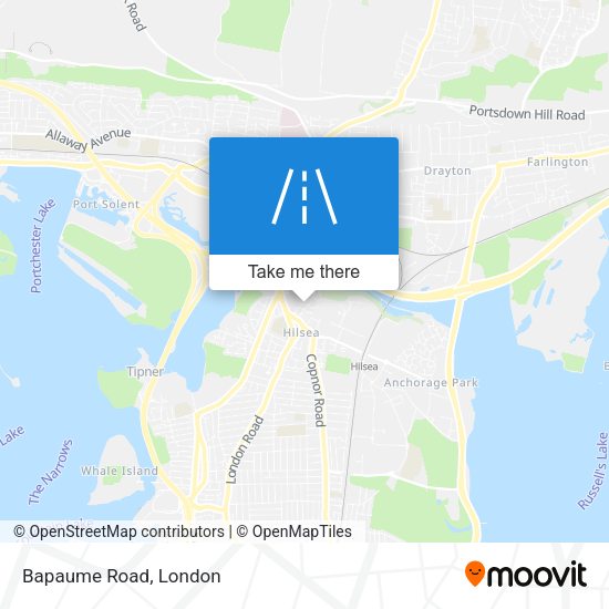 Bapaume Road map