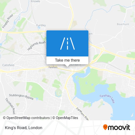 King's Road map