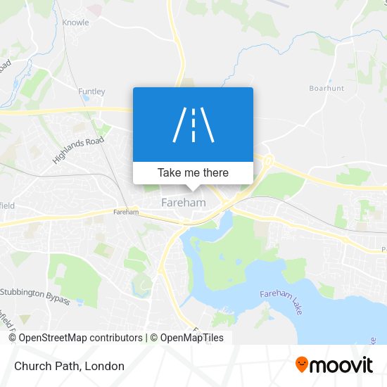 Church Path map