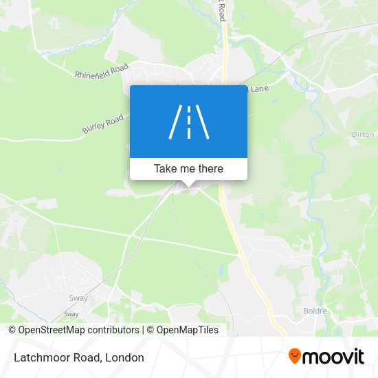 Latchmoor Road map