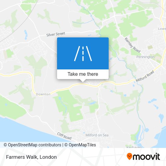 Farmers Walk map