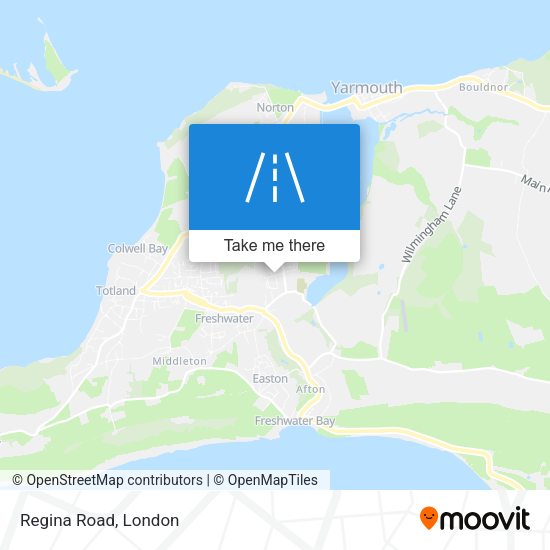 Regina Road map