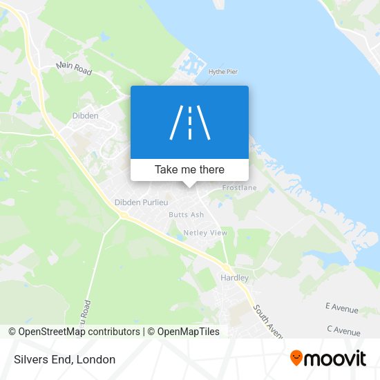 Silvers End map
