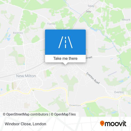 Windsor Close map