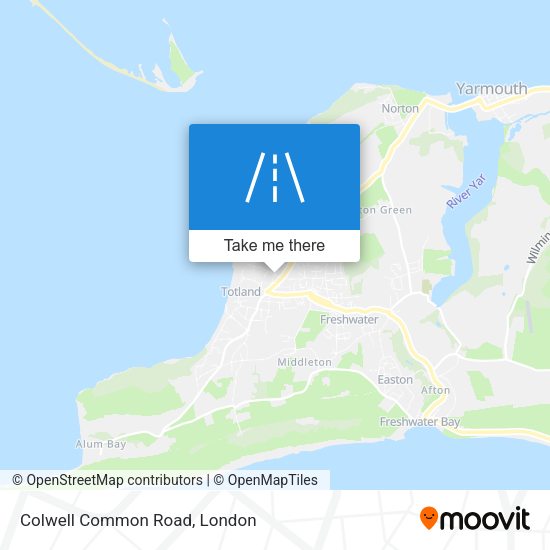 Colwell Common Road map