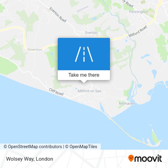Wolsey Way map