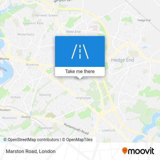 Marston Road map