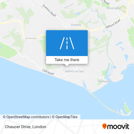 Chaucer Drive map