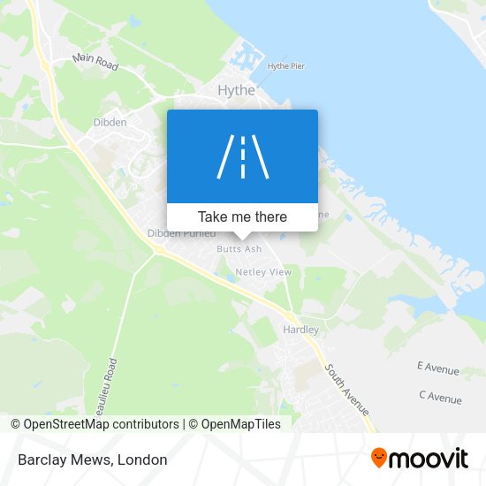 Barclay Mews map