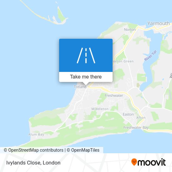 Ivylands Close map