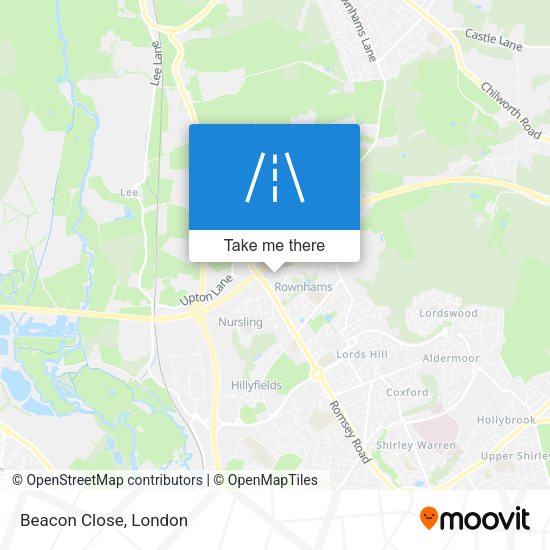 Beacon Close map
