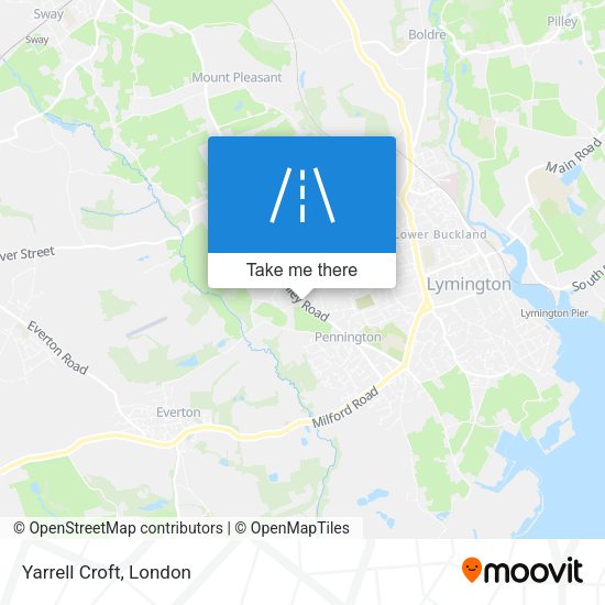 Yarrell Croft map