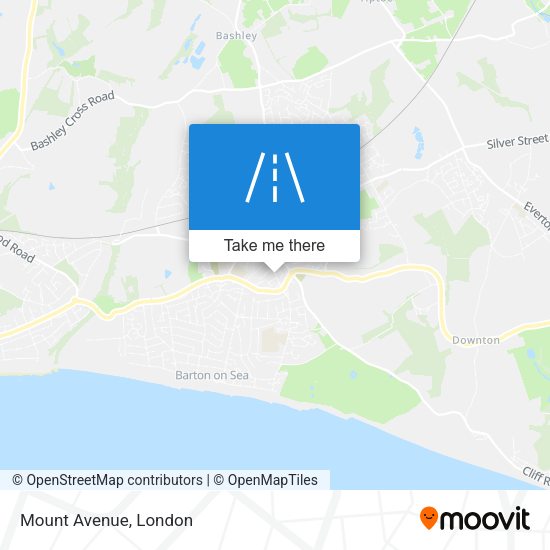 Mount Avenue map
