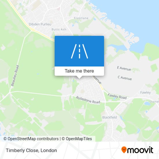 Timberly Close map