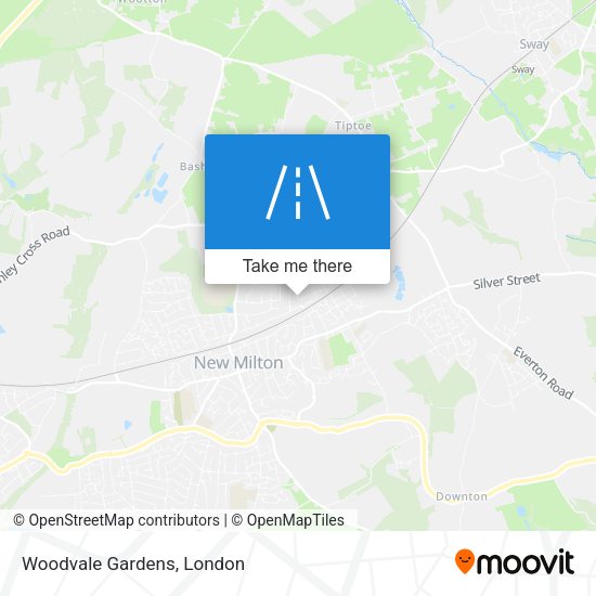 Woodvale Gardens map