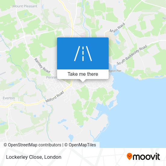 Lockerley Close map