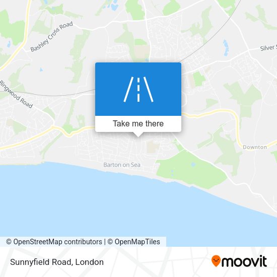 Sunnyfield Road map