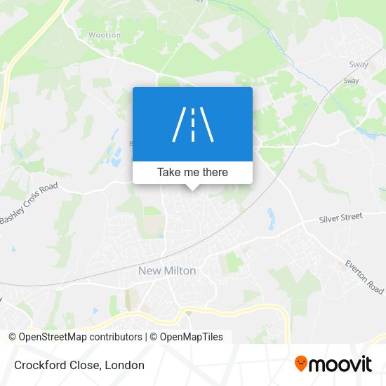 Crockford Close map