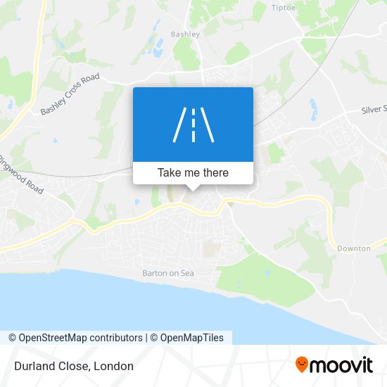 Durland Close map