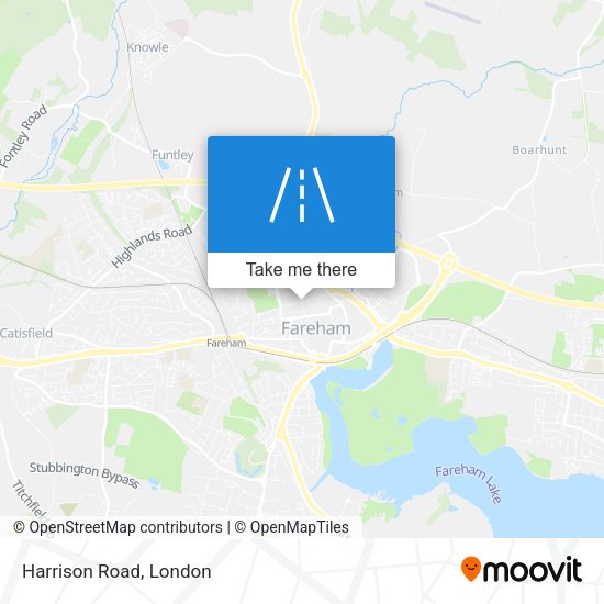 Harrison Road map