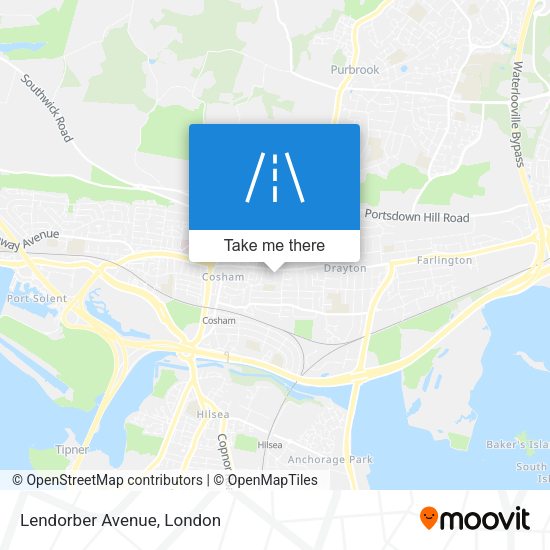 Lendorber Avenue map