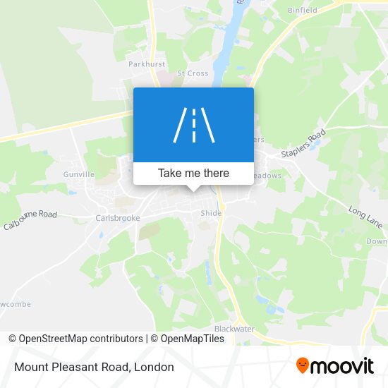 Mount Pleasant Road map