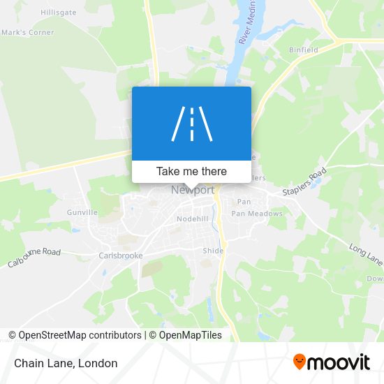 Chain Lane map